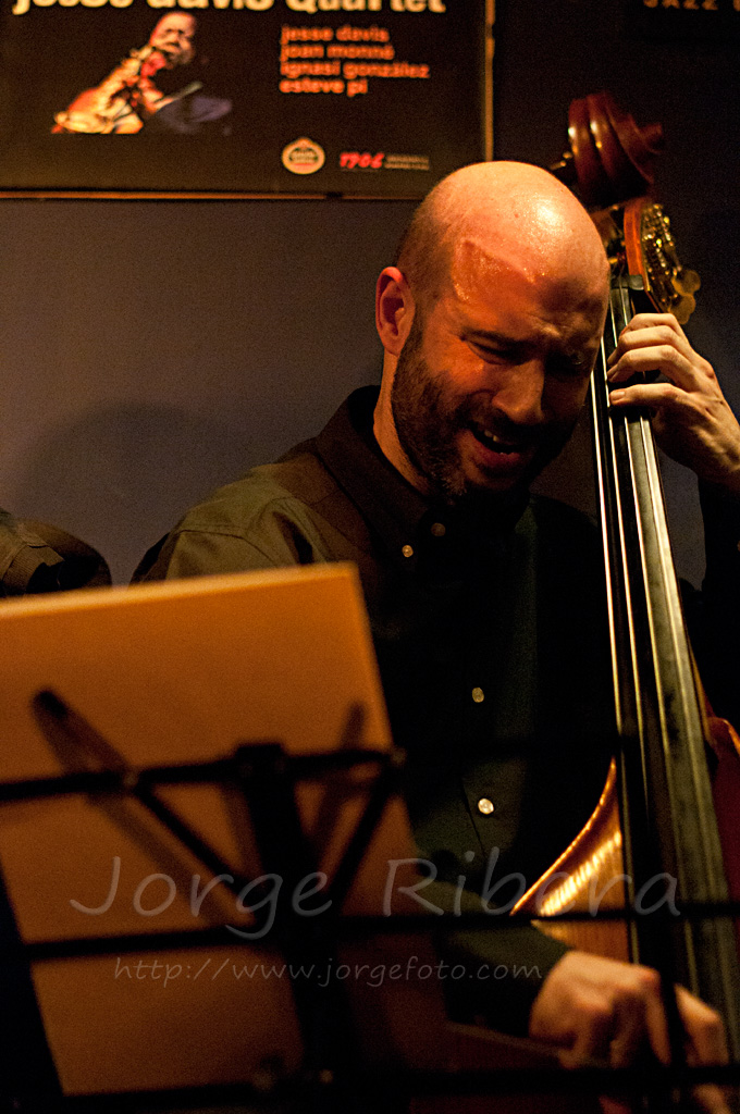 Ignasi González, Jesse Davis Quartet. Club Jimmy Glass, Valencia. 25 Enero 2012